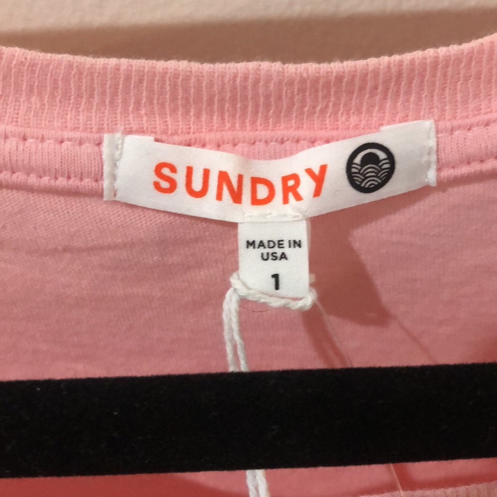 NWT SUNDRY RUFFLE TOP SIZE 1. - Picture 5 of 7